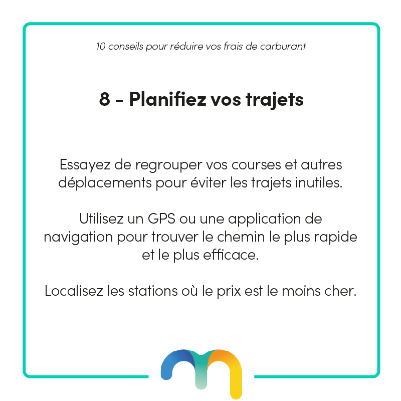 8 planifier les trajets