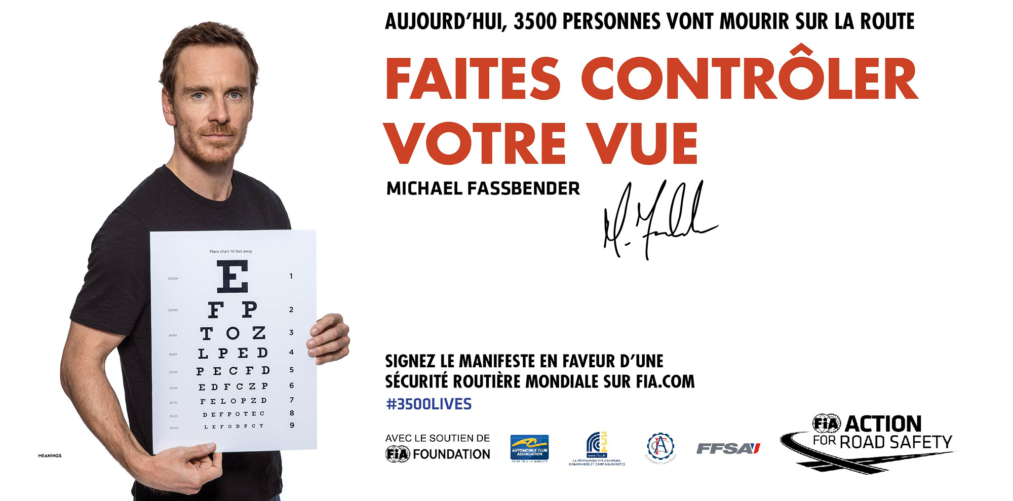 FIA Campagne MichaelFassbender