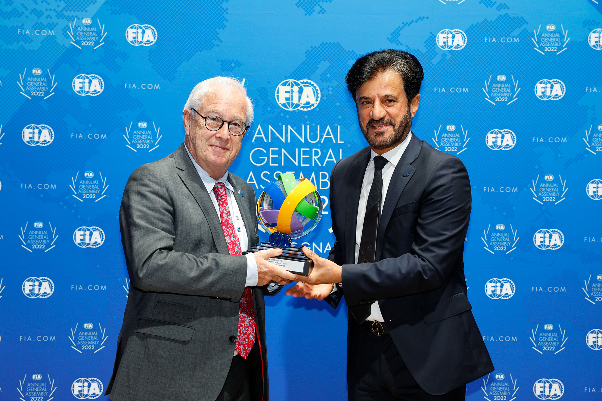 FIA Presidents Award ceremony Road Safety MobilitéClubFrance