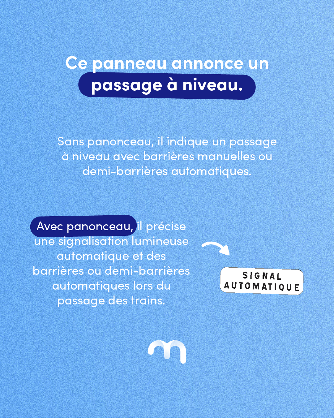 Panneau passage à niveau 2