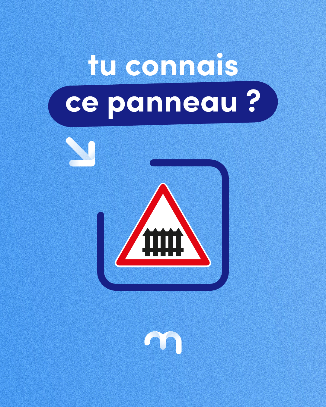 Panneau passage à niveau
