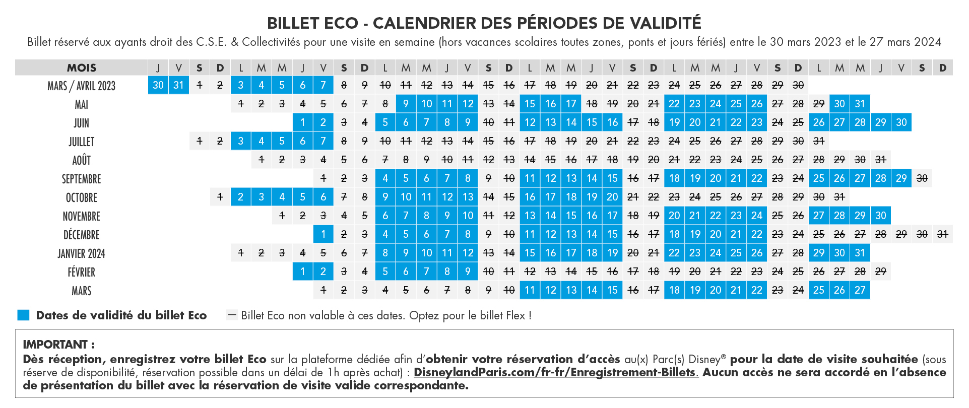 calendrier Disney