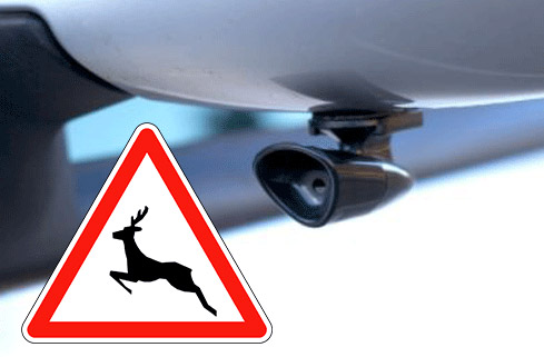 Sifflet avertisseur anti gibier biche sanglier chevreuil pour voiture