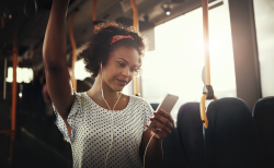 Transports en commun - Ecouteurs