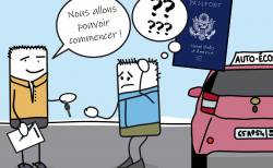 Etranger examen permis