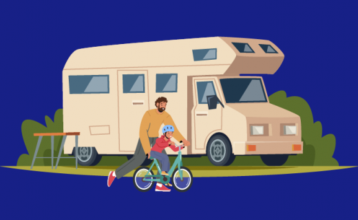 Camping Car et vélo FFCCxMCF