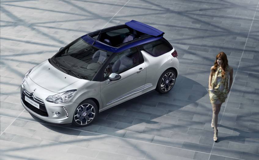 CITROEN DS3 cabriolet 2013 gris métal avec accessoires