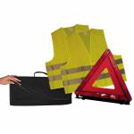 Kit sécurité triangle + gilets + couverture de survie