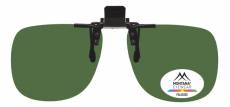 Clip lunettes verres verts