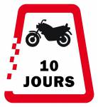 Vignette numérique autrichienne moto 10 jours 2024