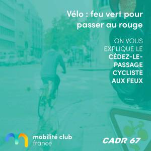 MCF CADR67 VELO FEU VERT POUR PASSER AU ROUGE 1